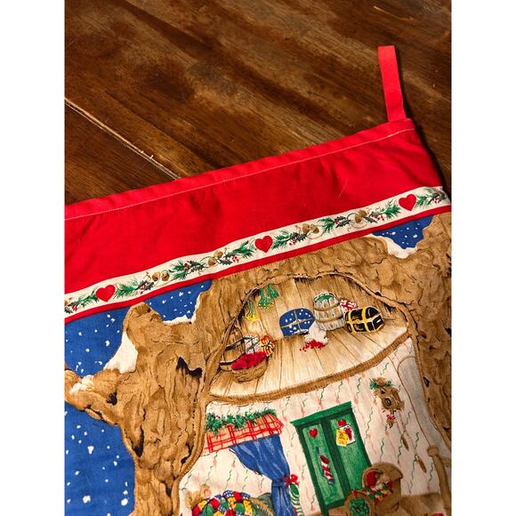 Vintage Handcrafted XL Christmas Stocking - Picture 1 of 5